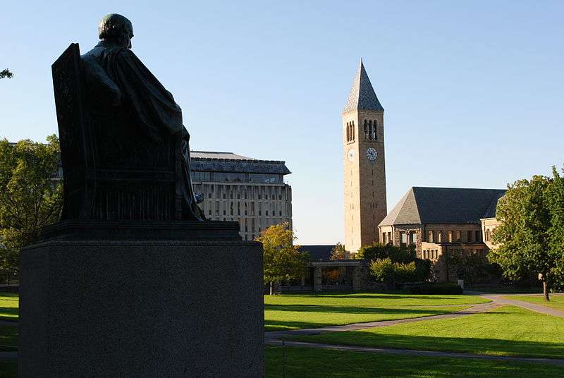 This is a landscape shot of the Cornell campus.
