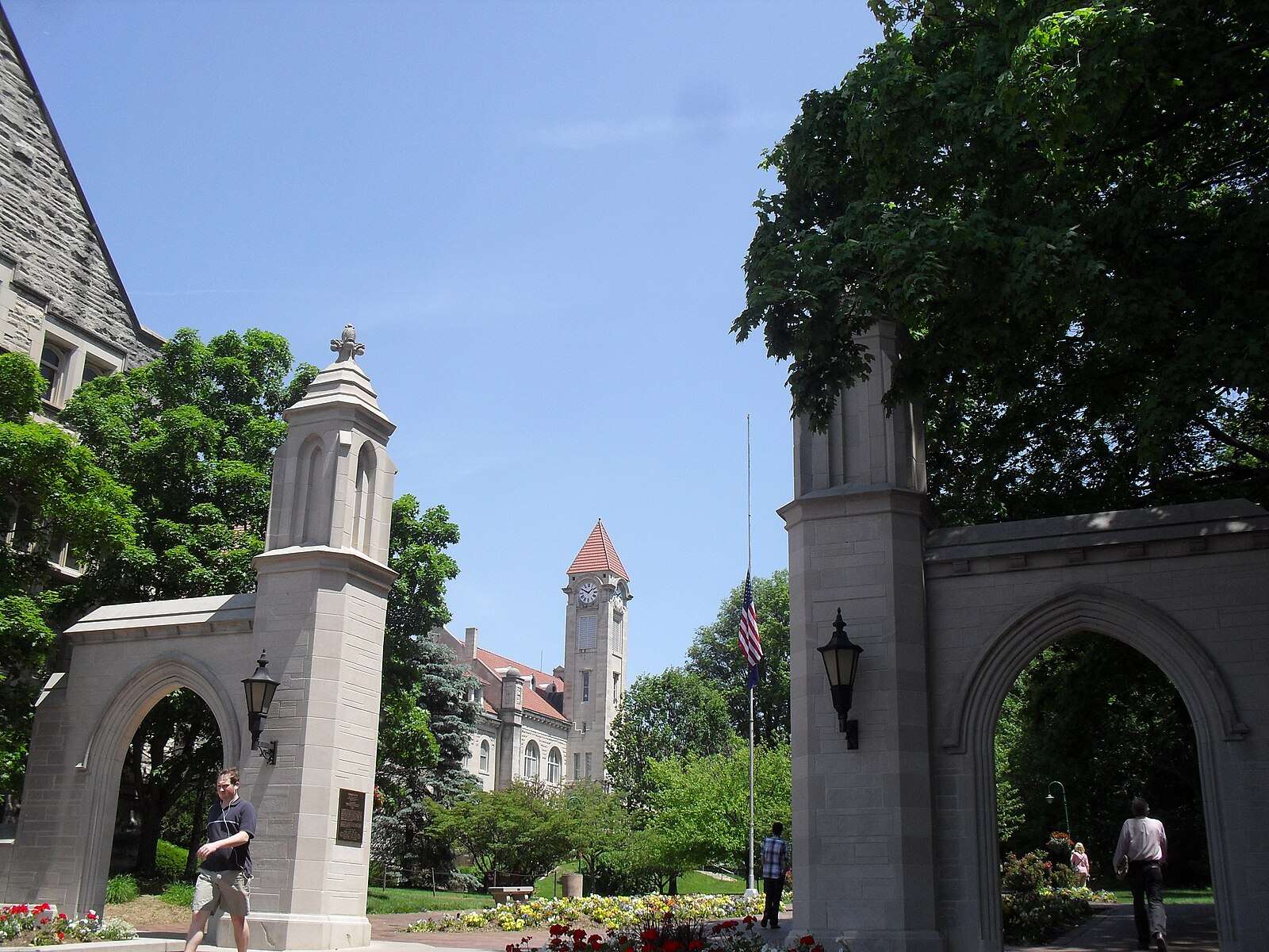 The Sample Gates are featured at Indiana University.