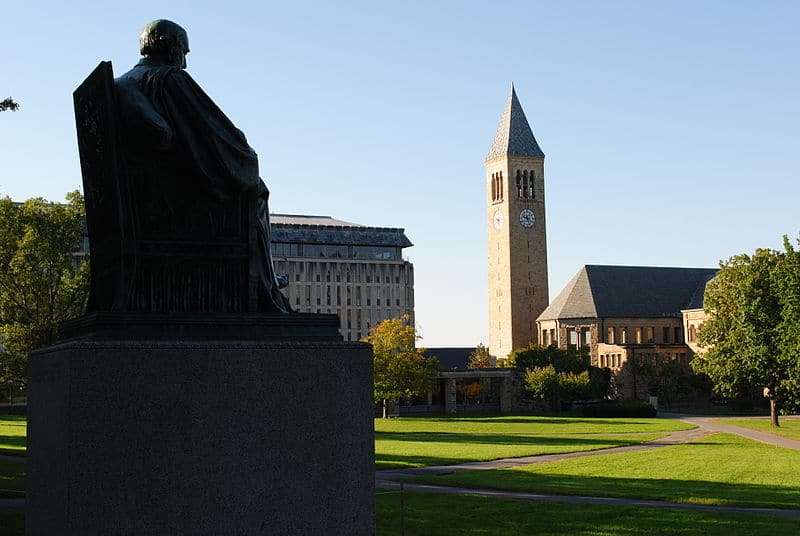 Cornell University is featured in this wide shot.