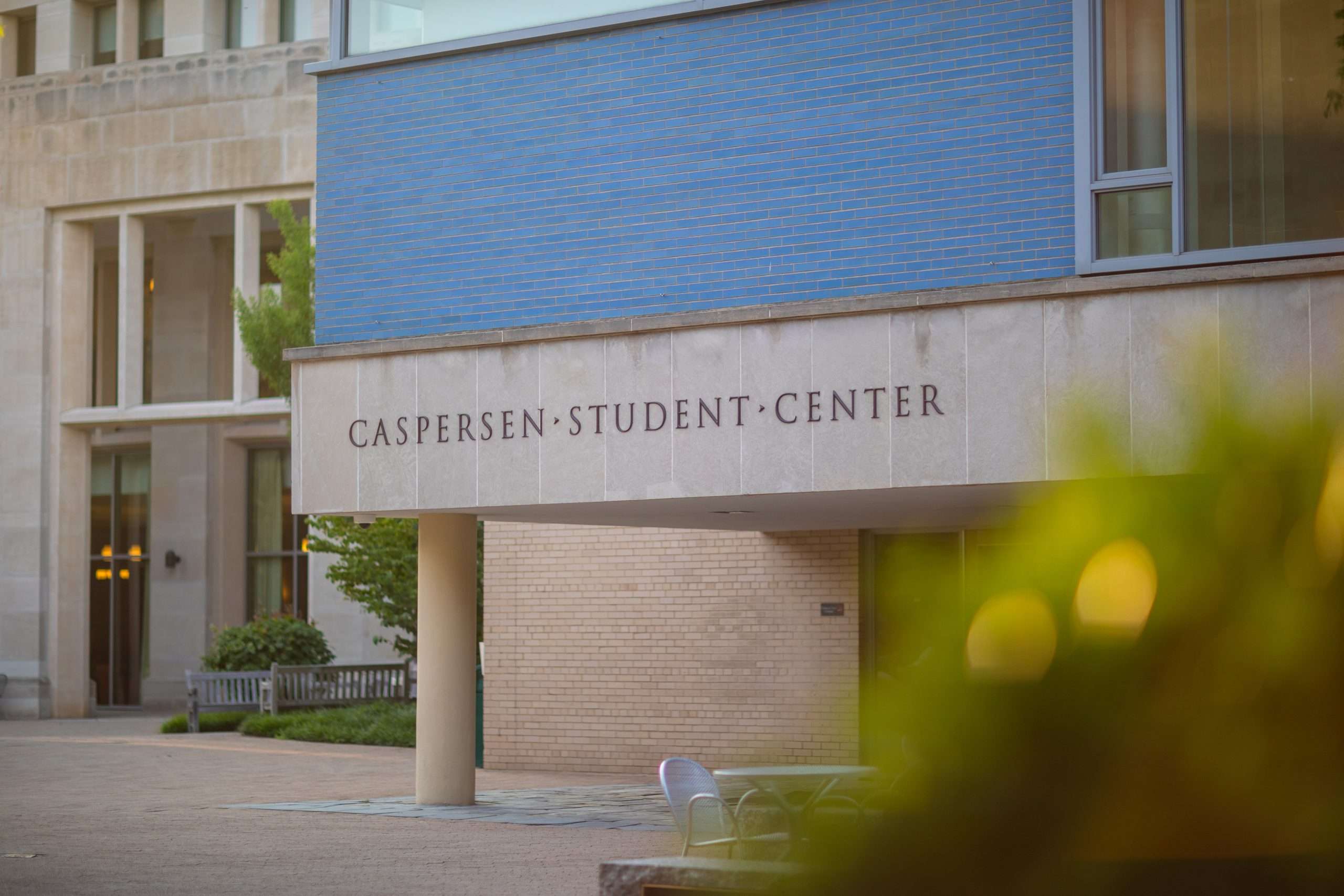 The exterior of the Capersen Student Center is featured at Harvard University.