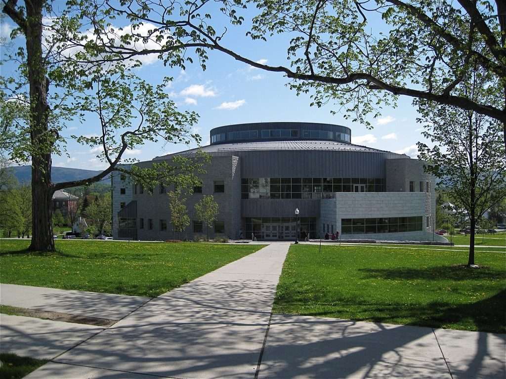 The Davis Family Library is featured at Middlebury College.