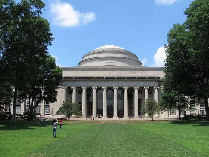 The MIT rotunda building is featured.