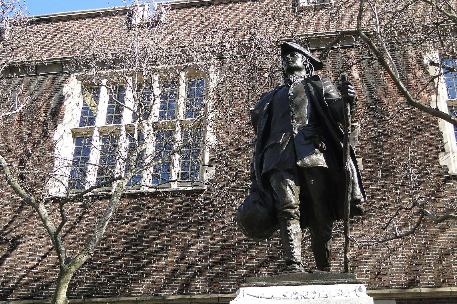 A young Ben Franklin statue is featured at the University of Pennsylvania.