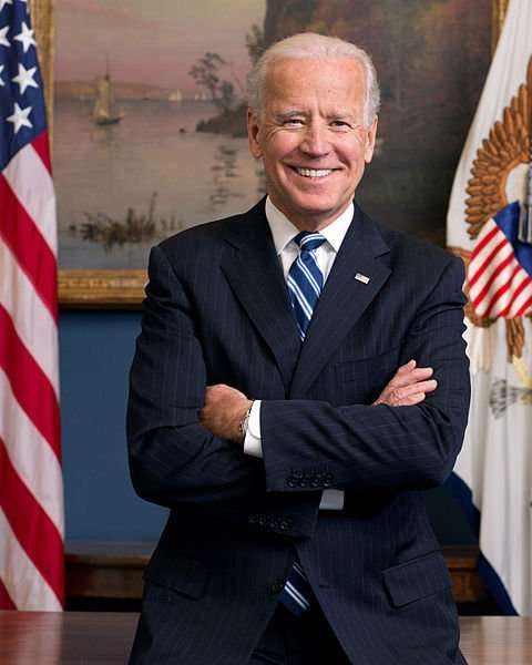 This is an official portrait of Joe Biden.