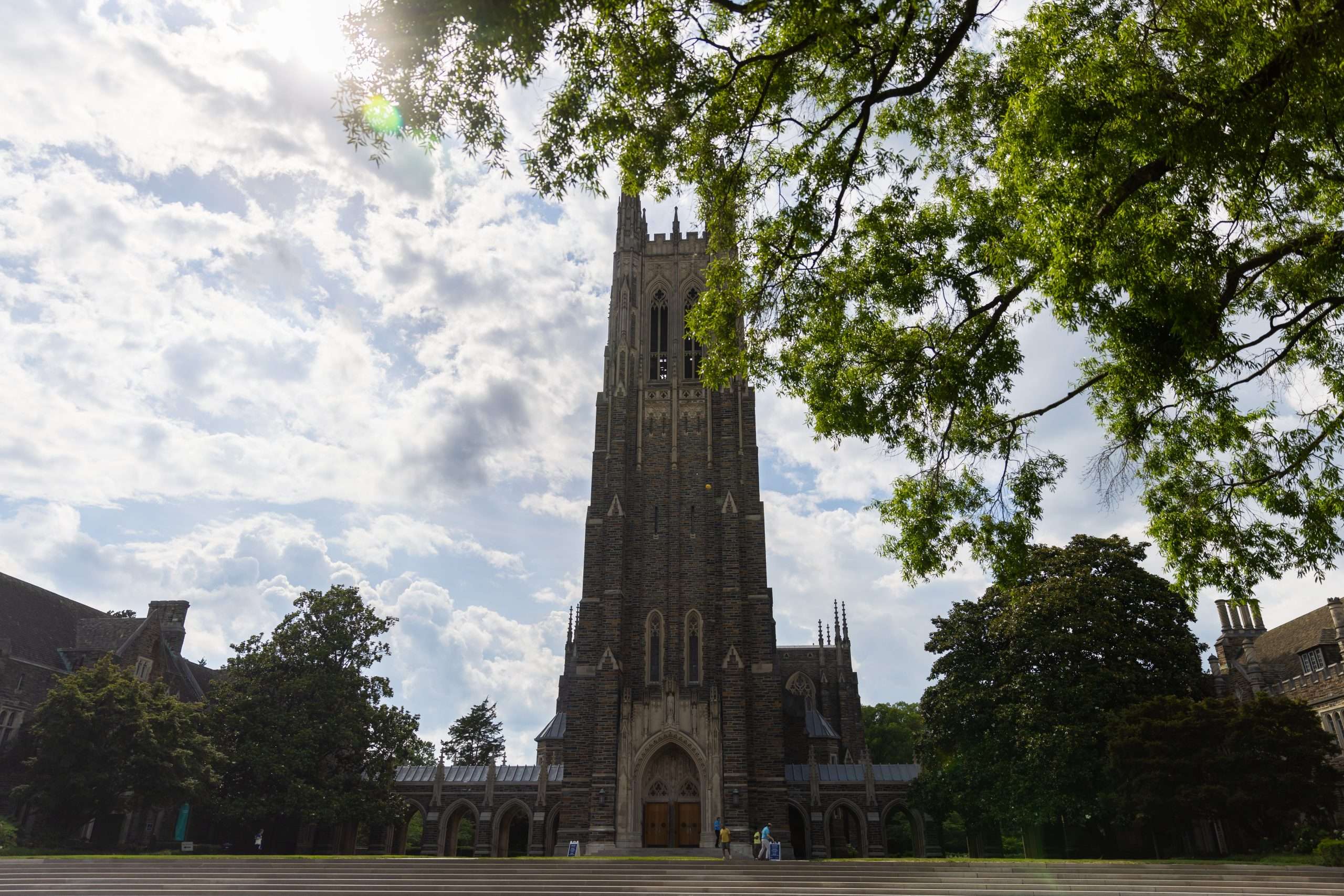 This is an exterior view of Duke Chapel at Duke University.