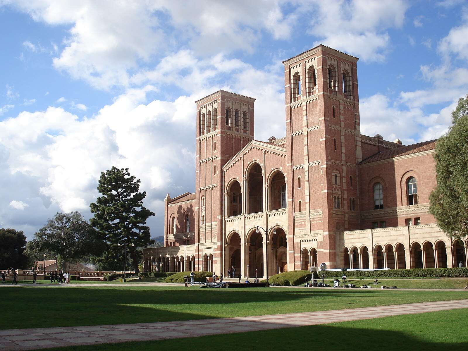 Royce Hall is featured at UCLA.
