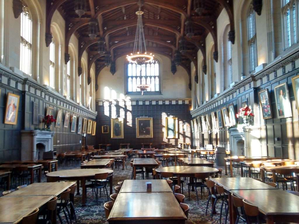 The interior of Hutchinson Commons is featured at the University of Chicago.