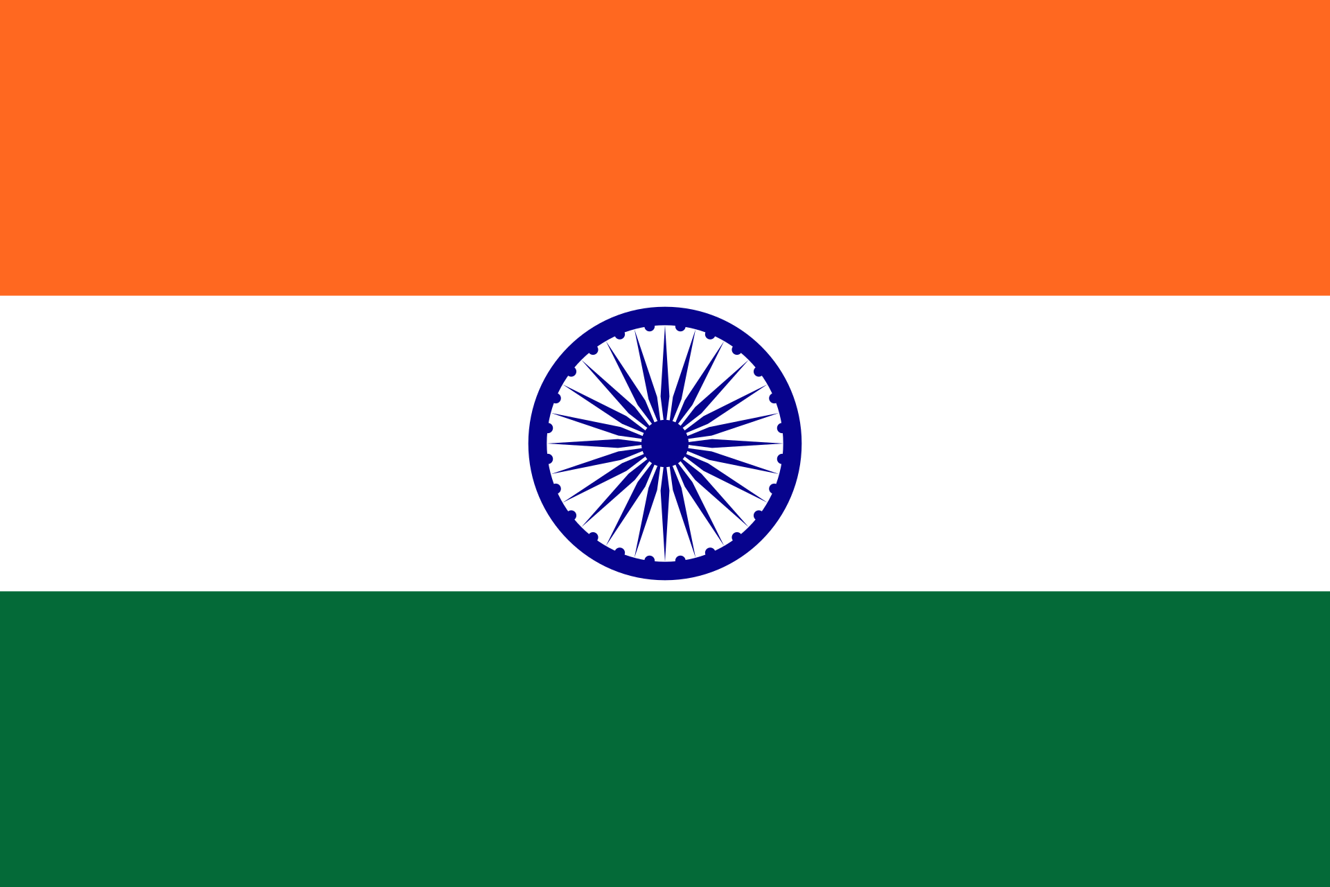 This is the flag of India.