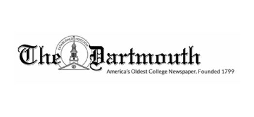 This is the black logo of The Dartmouth.
